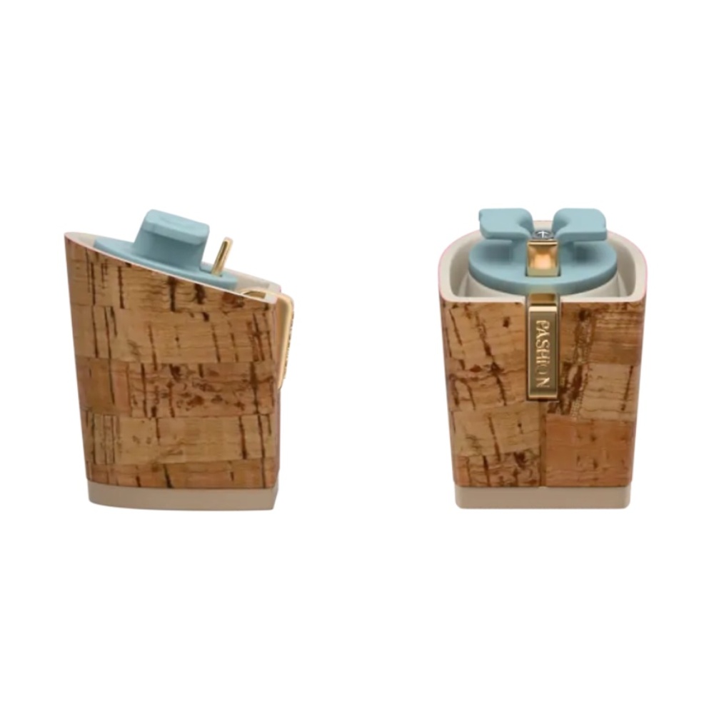 Size 7-8.5 Cork Blocks Pashion Footwear